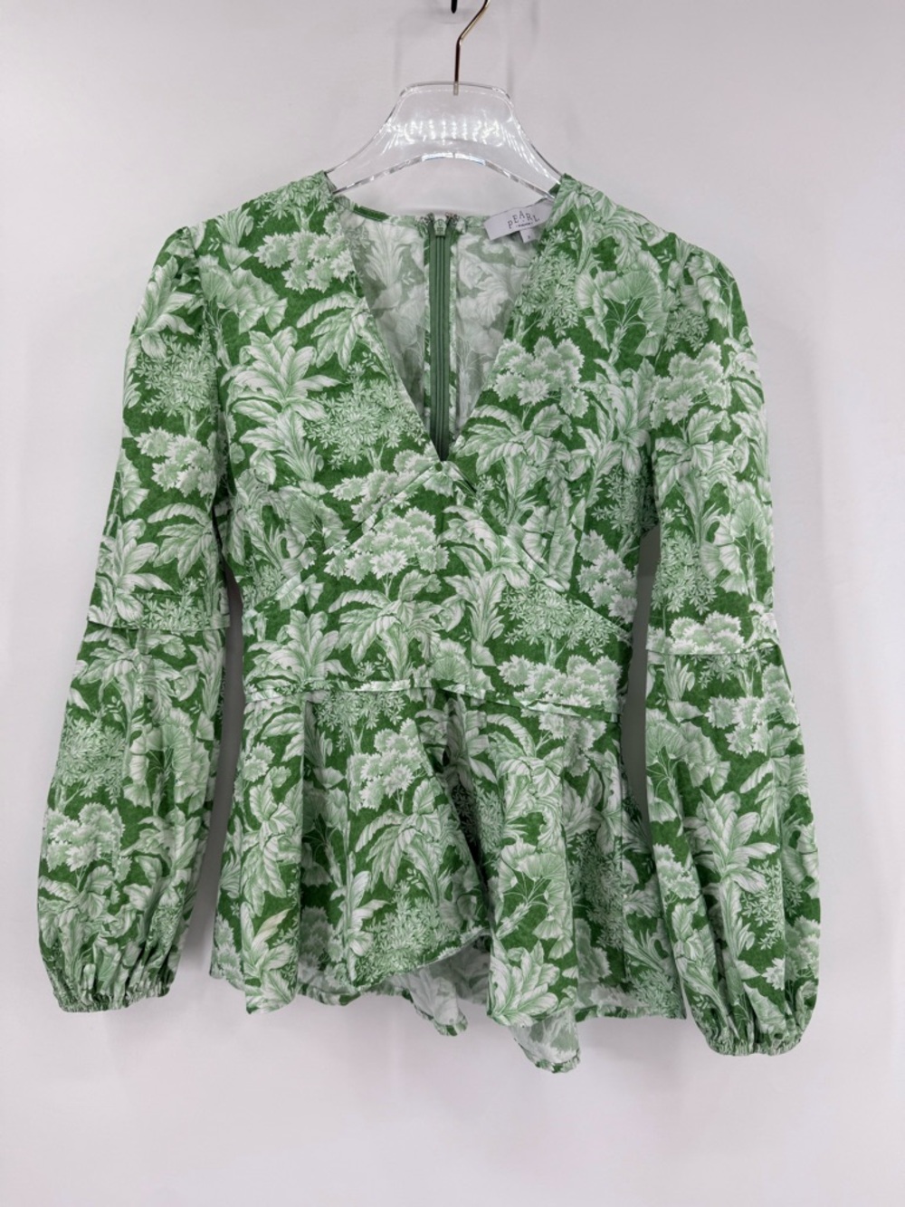 Lela Rose Pearl Green Leaf Cotton Women’s size‎ 2